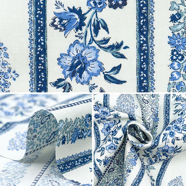 [Quantity starting from 5] Fabric "AsianSheetingDai Shiro x Blue SP3900-2A"