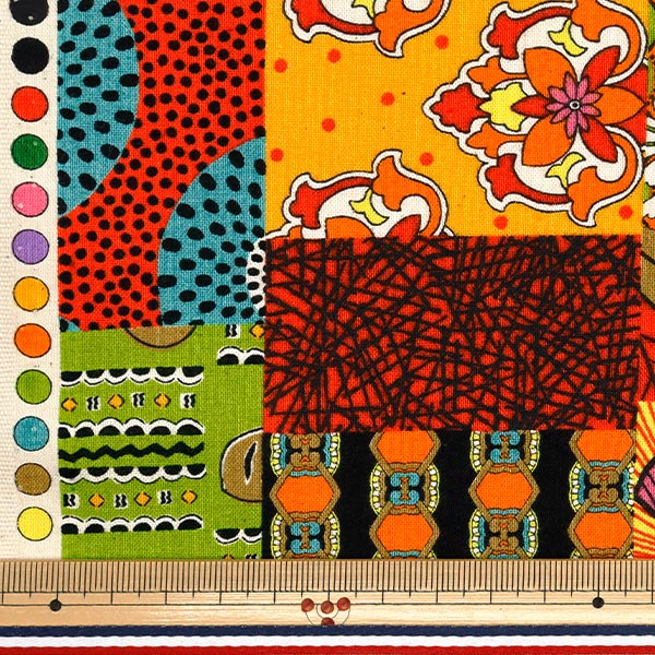 [Quantity starting from 5] Fabric 『Sheeting African taste QuiltingPattern AP52804-1B"