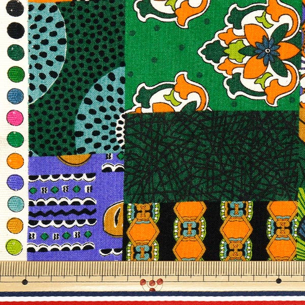 [Quantity starting from 5] Fabric 『Sheeting African taste QuiltingPattern AP52804-1D"