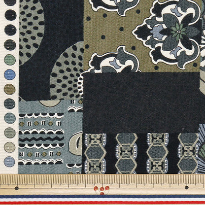 [Quantity starting from 5] Fabric 『Sheeting African taste QuiltingPattern AP52804-1E"