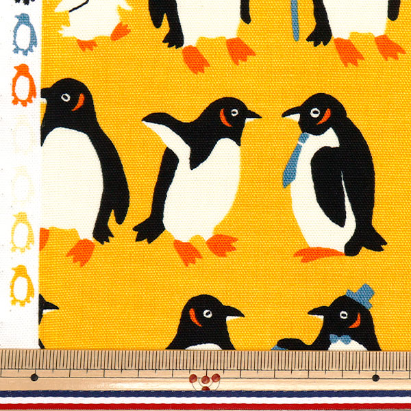 [Quantity starting from 5] Fabric 『Oxford Pakit Animal Penguin Yellow AP52901-2B"