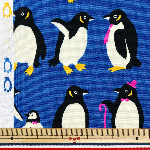 [Quantity starting from 5] Fabric 『Oxford Pakit Animal Penguin Blue AP52901-2F"
