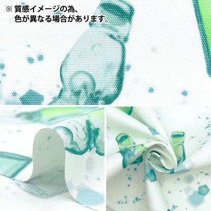 [数量从5开始] 织物 『牛津布 Ramune图案薄荷绿色AP52102-1D"