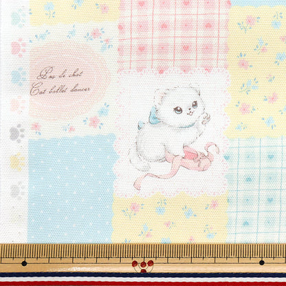 [Quantity starting from 5] Fabric 『Oxford Deleve Quilting Multicolor AP52204-2A"