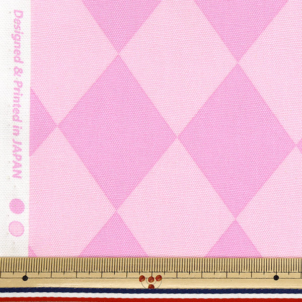 [Quantity starting from 5] Fabric 『Oxford Diamond Pink SP5600-A"