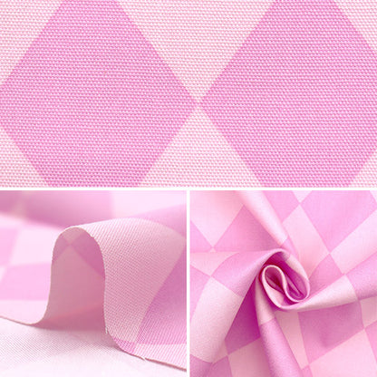 [Quantity starting from 5] Fabric 『Oxford Diamond Pink SP5600-A"