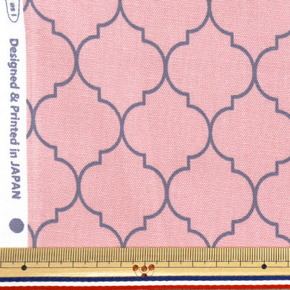 [Quantity starting from 5] Fabric 『Oxford Moroccan pattern pink SP5500-B"