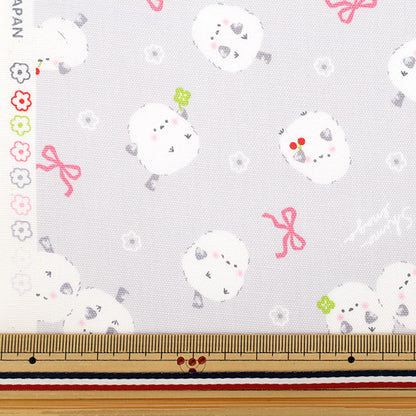 [数量从5开始] 织物 『牛津布 灰色的丝带 灰色AP55107-1E"