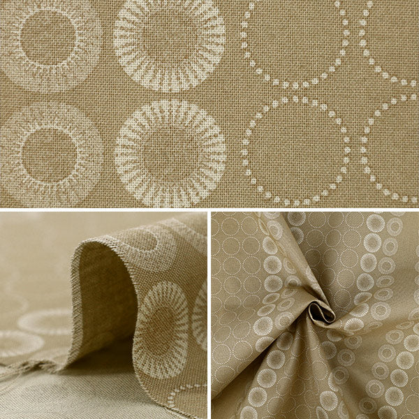 [Quantity from 5] Fabric 『AsianSheetingDai Beige SP5100-1A"