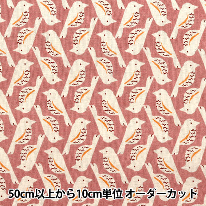 [Quantity starting from 5] Fabric "LinenLike Love Bird Pink 850508-1-2"