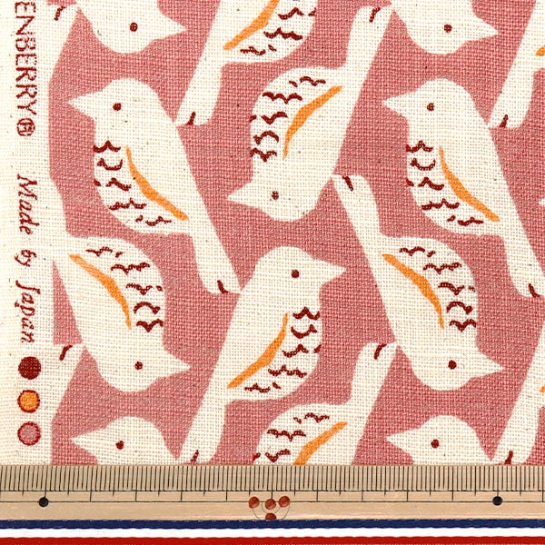 [Quantity starting from 5] Fabric "LinenLike Love Bird Pink 850508-1-2"
