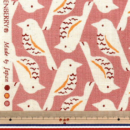 [Quantity starting from 5] Fabric "LinenLike Love Bird Pink 850508-1-2"