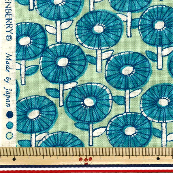 [Quantity starting from 5] Fabric "Linen-Like Lab Popo Mint 850509-1-4"
