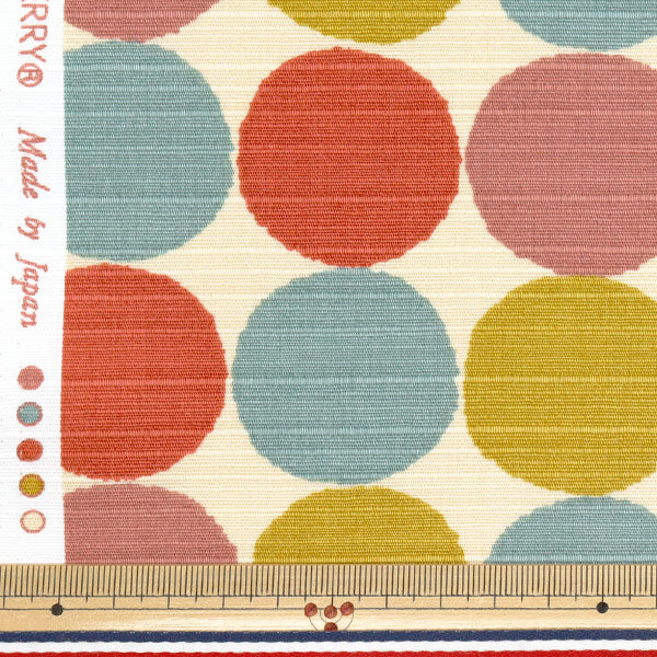 [Quantity starting from 5] Fabric 『Shantung Simple modern Polka dots Sakuranadesico 850108-11-4"