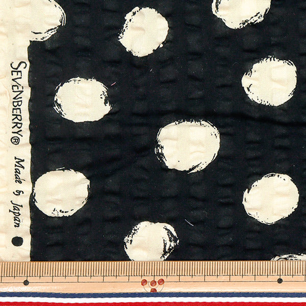 [Quantity starting from 5] Fabric "Ripple Print Random Dot Black 82167-1-8"