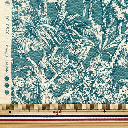 [Quantity starting from 5] Fabric 『Oxford Safari Botanical Blue SC10670S-B"