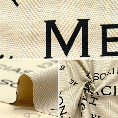 [Quantity starting from 5] Fabric 『Oxford Yarn die pattern Merci grey SC10674S-A"