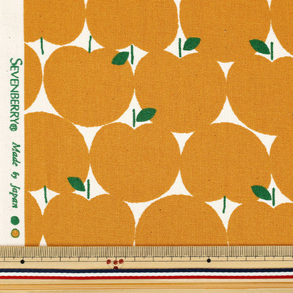 [Quantity from 5] Fabric 『Oxford Apple dot orange 850551-1-2"