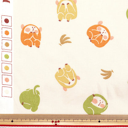 [Quantity starting from 5] Fabric "JAPAN Print 2 Mizarui Wazaru Kikazaru Beige 142-1358-B3"