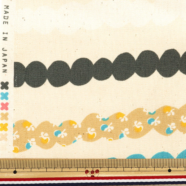 [Quantity starting from 5] Fabric "HANAUTA Oxford Cupilla Natural 142-1361-B1"