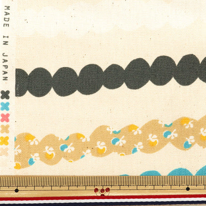 [Quantity starting from 5] Fabric "HANAUTA Oxford Cupilla Natural 142-1361-B1"
