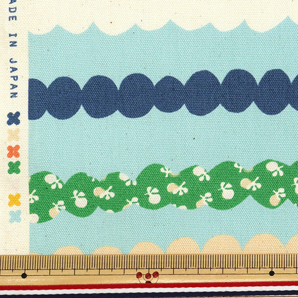 [Quantity starting from 5] Fabric "HANAUTA Oxford Cupilla Blue 142-1361-B2"