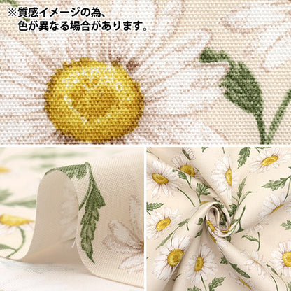 [数量从5开始] 织物 "勒离开花园 牛津布 雏菊海军142-1359-A3"