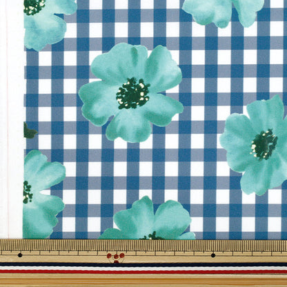 [Quantity starting from 5] Fabric "Watercolor inkjet print, blue 150-1669-B-2"