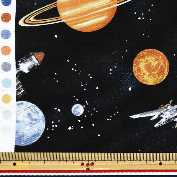 [From quantity 5] Fabric 『Oxford Favorite Series Cosmic Black MOWF-153BK"