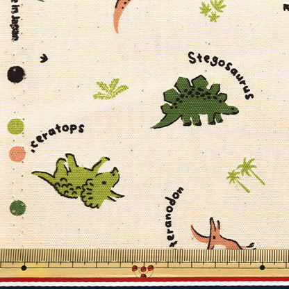 [From quantity 5] Fabric 『Oxford Favorite Series Innocent Dinosaur generation MOWF-159KN"