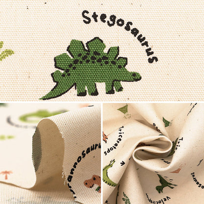 [From quantity 5] Fabric 『Oxford Favorite Series Innocent Dinosaur generation MOWF-159KN"