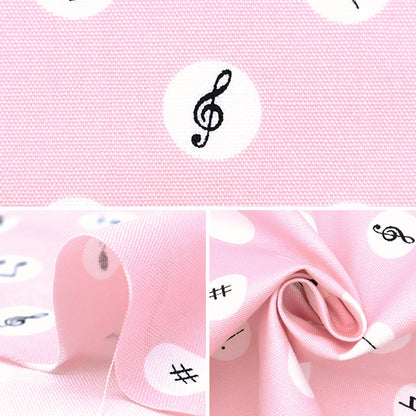 [From quantity 5] Fabric 『Oxford Favorite Series Piano Dot Pink MOWF-162-P"
