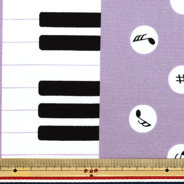[From quantity 5] Fabric 『Oxford Favorite Series Piano Dot Purple MOWF-162-PP"