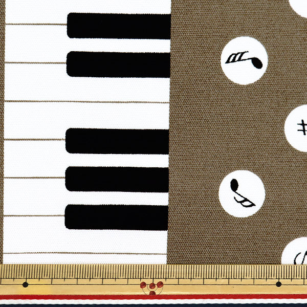 [From quantity 5] Fabric 『Oxford Favorite Series Piano Dot Brown MOWF-162-B"