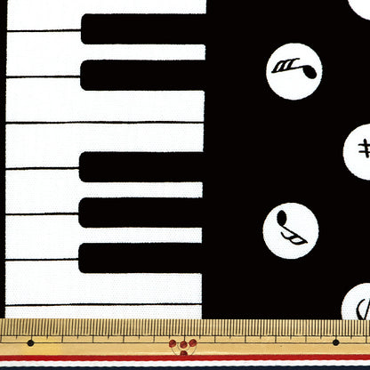 [From quantity 5] Fabric 『Oxford Favorite Series Piano Dot Black MOWF-162-BK"