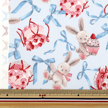 [Quantity starting from 5] Fabric "Classical Modern" Oxford RabbitRibbon Saxophone CMOF-81BL"