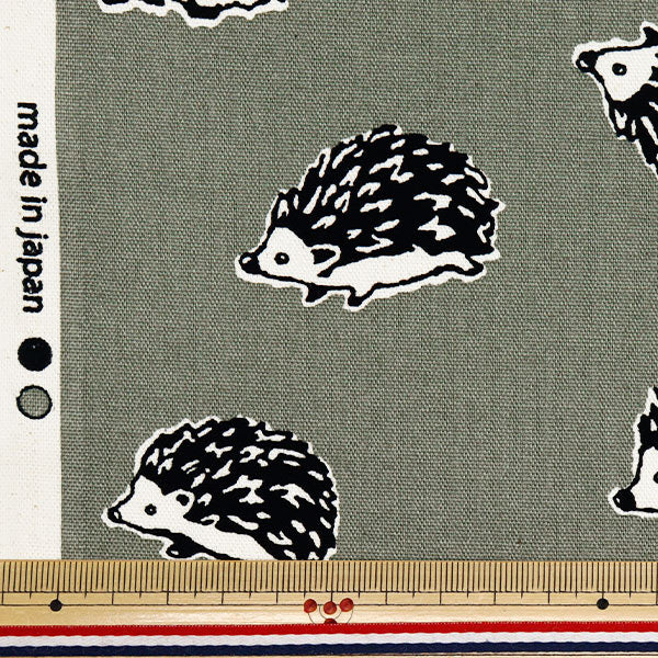 [Quantity starting from 5] Fabric 『OxfordPrinted Mouse Gray 38135-2D"