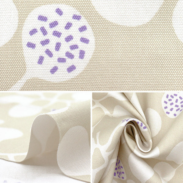 [Quantity starting from 5] Fabric 『Oxford Plants Beige 38153-11A"