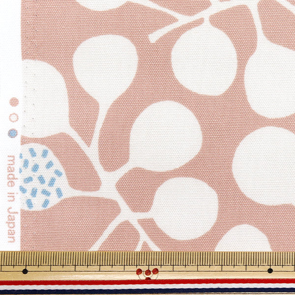 [Quantity starting from 5] Fabric 『Oxford Plants Pink 38153-11B"