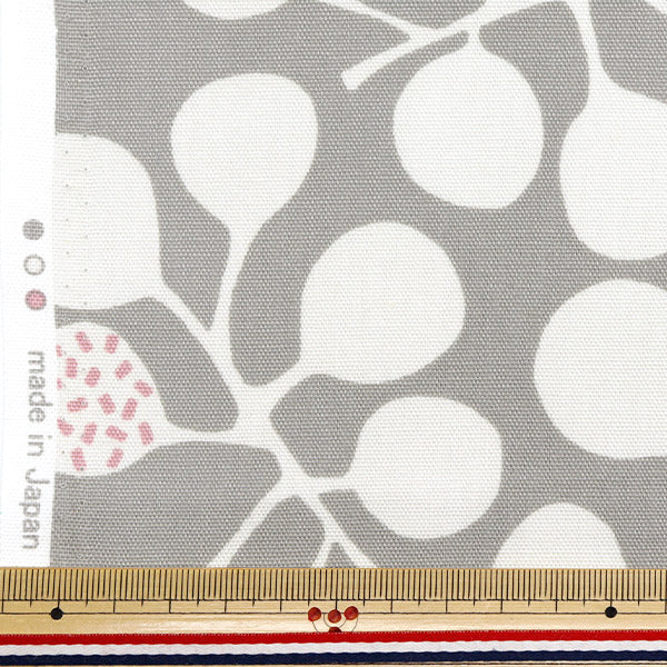 [Quantity starting from 5] Fabric 『Oxford Plants Gray 38153-11D"