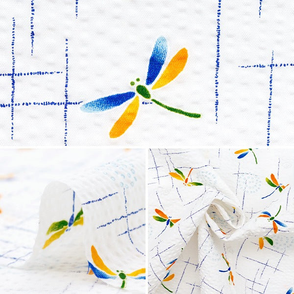 [Quantity starting from 5] Fabric "Ripple Mosquito-proof Dragonfly White BB38145-4A-WH"