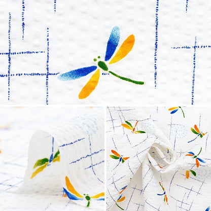 [Quantity starting from 5] Fabric "Ripple Mosquito-proof Dragonfly White BB38145-4A-WH"