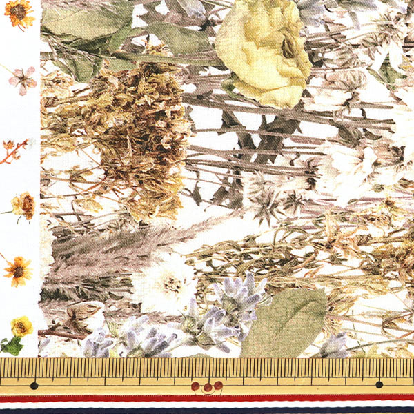 [Quantity starting from 5] Fabric "Digital Print Minsui Flower Border mingswim013"