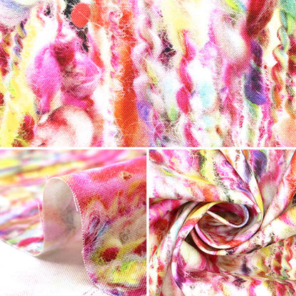 [Quantity starting from 5] Fabric "Digital Print Fluffy Pilling RR2004A"