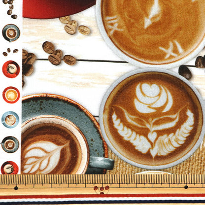 [Quantity starting from 5] Fabric "The World of Digital Print Cafe Art RR2011"