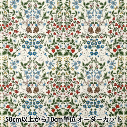 [Quantity from 5] Fabric "number 10Oxford Cat Garden Kinari R9014-1A"
