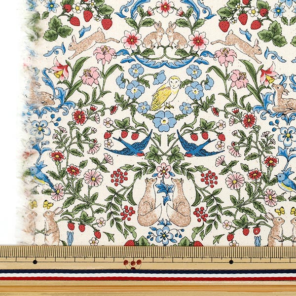 [Quantity from 5] Fabric "number 10Oxford Animal Garden Kinari R9014-2A"