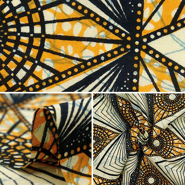 [Quantity starting from 5] Fabric "African Print RAM-AFR-25F"