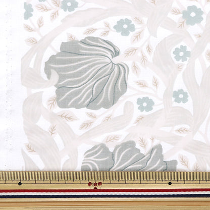 [Quantity starting from 5] Fabric "MODA BEST OF MORRIS Opal Pin Panel Grey 8065-18"