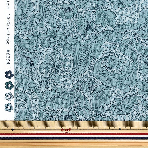 [Quantity starting from 5] Fabric "MODA BEST OF MORRIS Sheeting Bachelor's Button 8394-13"